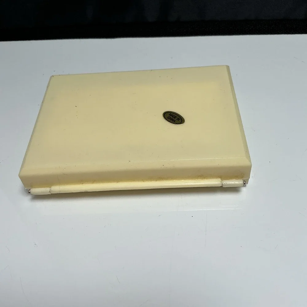 Vintage Tissue Case Box With Make-up Mirror 4.5